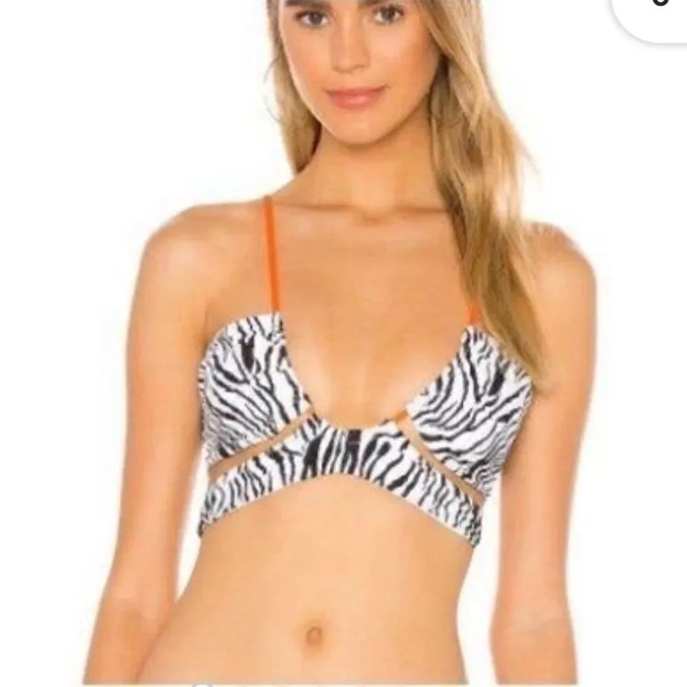 NBD Zebra Amaya Bikini Top size small